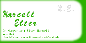 marcell elter business card